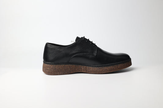 Chaussure En Cuir Noir