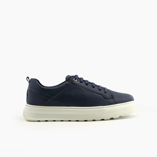 32 Basket Bleu Marine S Blanc