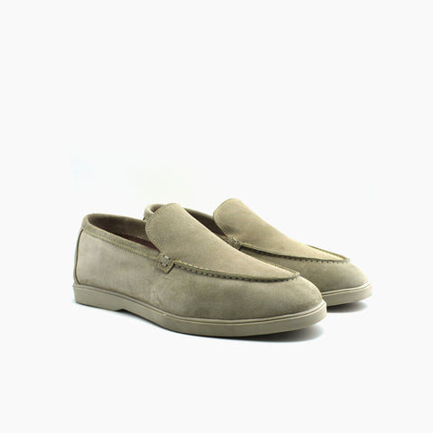 16 Mocassin Daim Beige