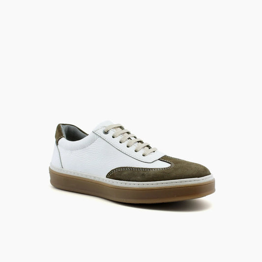 R77 Basket Blanc Kaki