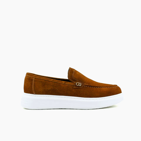 S44 Mocassin Tabac Daim
